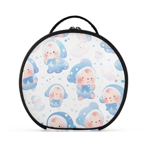 Kulturbeutel, Reisegröße, Zubehör, große Make-up-Tasche für Damen, mit verstellbaren Trennwänden, 27,9 cm von sanluoli