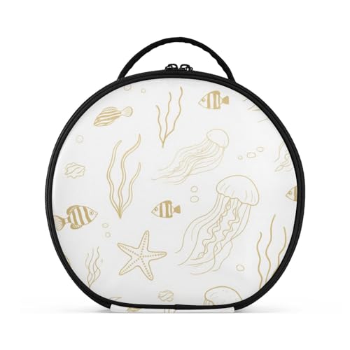 Kulturbeutel, vertikal, freistehend, leicht, Kosmetiktasche für Damen, mit verstellbaren Trennwänden, 27,9 cm Kulturbeutel, vertikal, freistehend, leicht, Kosmetiktasche für Damen, mit verstellbaren Trennwänden, 27,9 cm von sanluoli