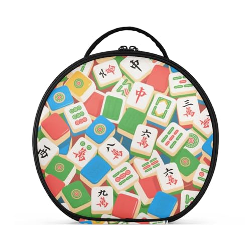 Kulturbeutel, vertikal, freistehend, leicht, Make-up-Tasche für Damen, mit verstellbaren Trennwänden, 27,9 cm von sanluoli