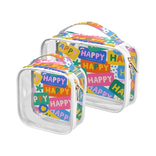 Kulturbeutel mit buntem Cartoon-Motiv, modern, TSA-geprüft, multifunktional, für Reisen, für Herren von sanluoli