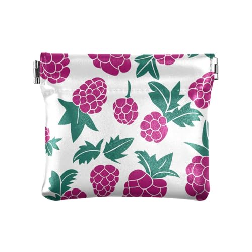 Lila Ananas Damen PU Leder Münzbörse Tragbare Mini Geldbörse für Männer Frauen Reisen von sanluoli