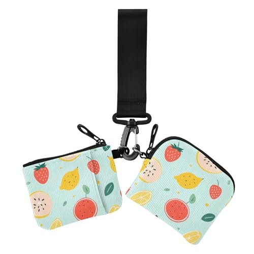 Little Fresh Cute Lovely Fruits Damen Kartenetuis Kleingeldhalter Große Kapazität Geld Organizer mit Reißverschlusstasche für Damen 2 Stück Little Fresh Cute Lovely Fruits Damen Kartenetuis Kleingeldhalter Große Kapazität Geld Organizer mit Reißverschlusstasche für Damen 2 Stück von sanluoli