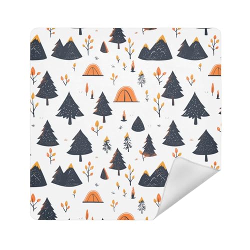 Make-up-Tasche, Kamera-Objektivtuch, selbstklebend, Reise-Organizer, 35 x 35 cm, Kosmetik-Organizer für Reisen, Camping_77465_4, 17.7x17.7in von sanluoli