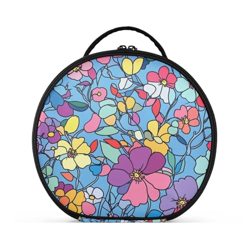 Make-up-Tasche, Reisegröße, Zubehör, Portabloiletry Tasche für Damen, mit verstellbaren Trennwänden, 27,9 cm von sanluoli