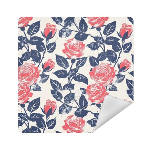 Make-up-Tasche, magischer Aufkleber, Reise-Make-up-Organizer, 35 x 35 cm, Verpackung für Toilettenartikel, Nautischer Strand-Ozean-Stil, Rosen, Safari, 21.7x21.7in Make-up-Tasche, magischer Aufkleber, Reise-Make-up-Organizer, 35 x 35 cm, Verpackung für Toilettenartikel, Nautischer Strand-Ozean-Stil, Rosen, Safari, 21.7x21.7in von sanluoli
