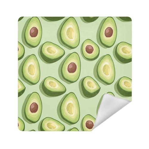 Make-up-Tasche, magischer Aufkleber, Reise-Organizer, 35 x 35 cm, Verpackung für Toilettenartikel, Niedliche Cartoon-Avocado, 17.7x17.7in Make-up-Tasche, magischer Aufkleber, Reise-Organizer, 35 x 35 cm, Verpackung für Toilettenartikel, Niedliche Cartoon-Avocado, 17.7x17.7in von sanluoli