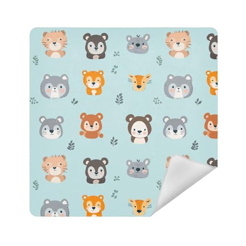 Make-up-Tasche für Kamera-Objektiv, magische Kosmetiktasche, Reisetasche, Organizer, 35 x 35 cm, Verpackung für Organisation, Cartoon-Tier, 13.8x13.8in von sanluoli