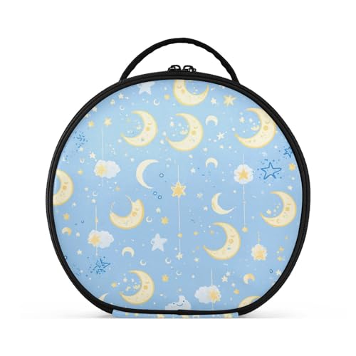 Make-up-Tasche mit Fächern und Griff, tragbare Kosmetiktasche für Damen, Reisen, mit verstellbaren Trennwänden, 27,9 cm Make-up-Tasche mit Fächern und Griff, tragbare Kosmetiktasche für Damen, Reisen, mit verstellbaren Trennwänden, 27,9 cm von sanluoli