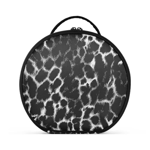 Make-up-Taschen mit Fächern und Griff, stilvolle Make-up-Tasche für Damen, mit verstellbaren Trennwänden, 27,9 cm von sanluoli