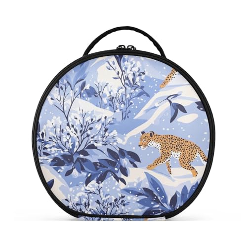 Make-up-Taschen mit Fächern und Griff, wasserdichte Kosmetiktasche für Damen, Reisen, mit verstellbaren Trennwänden, 27,9 cm Make-up-Taschen mit Fächern und Griff, wasserdichte Kosmetiktasche für Damen, Reisen, mit verstellbaren Trennwänden, 27,9 cm von sanluoli