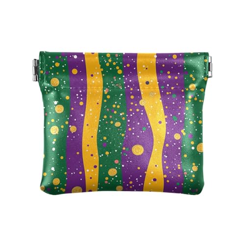 Mardi Gras Karneval Lila Grün PU Leder Kleine Münze Einzigartige Persönliche Gegenstände Organizer für Frauen Mädchen Mardi Gras Karneval Lila Grün PU Leder Kleine Münze Einzigartige Persönliche Gegenstände Organizer für Frauen Mädchen von sanluoli