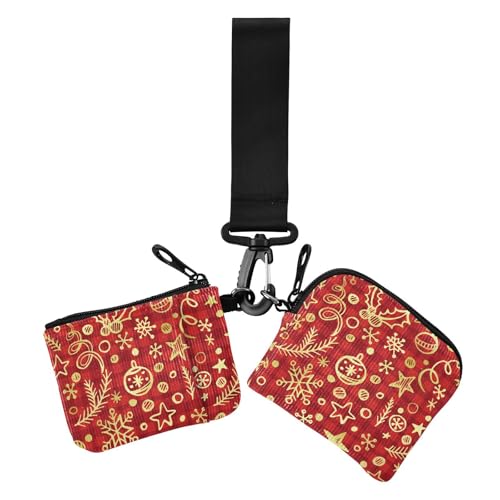Merry Christmas Buffalo Plaid Gold Rot Muster Damen Kartenetuis Kleingeldhalter Niedlich Mode Frauen Kreditkartenetui Münzbörse mit Reißverschluss Münzfach für Damen 2 Packungen Merry Christmas Buffalo Plaid Gold Rot Muster Damen Kartenetuis Kleingeldhalter Niedlich Mode Frauen Kreditkartenetui Münzbörse mit Reißverschluss Münzfach für Damen 2 Packungen von sanluoli