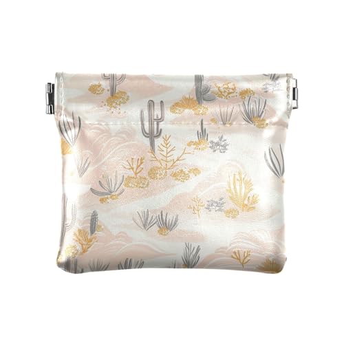 Niedliche pastellfarbene Pfirsich-Pfirsich-Pu-Leder-Münzgeldbörse, einzigartige Tasche, Geldbörse, Make-up-Tasche für Frauen und Mädchen von sanluoli