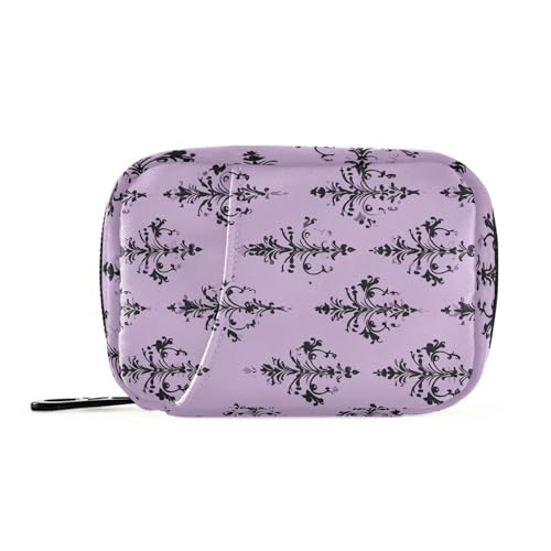 Pillen-Organizer mit geometrischen Kunst, mit abnehmbaren Fächern, praktischer Organizer für Reisen von sanluoli