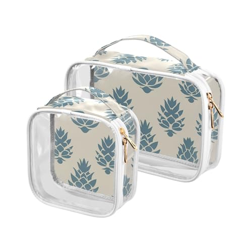 Pinecone Kulturbeutel, TSA-zugelassen, multifunktional, für Herren, Aquamarinbeige, transparent Pinecone Kulturbeutel, TSA-zugelassen, multifunktional, für Herren, Aquamarinbeige, transparent von sanluoli