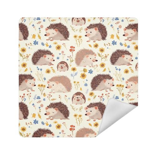 Reise-Kosmetiktasche, Kamera-Objektivtuch, magischer Aufkleber, Make-up-Organizer, 35 x 35 cm, Verpackung für Organisation, Igel, niedliche Safari, personalisierbar, 21.7x21.7in Reise-Kosmetiktasche, Kamera-Objektivtuch, magischer Aufkleber, Make-up-Organizer, 35 x 35 cm, Verpackung für Organisation, Igel, niedliche Safari, personalisierbar, 21.7x21.7in von sanluoli