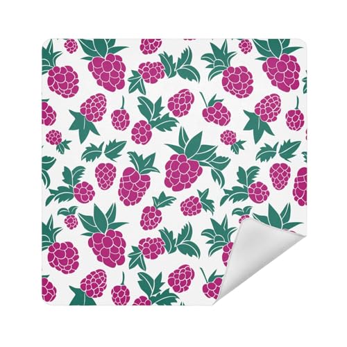 Reise-Kosmetiktasche, Schutztasche, Organizer, 35 x 35 cm, Verpackung für Organisation, Violette Ananas, 13.8x13.8in von sanluoli