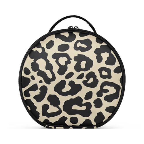 Reisetasche mit Fächern und Griff, Reißverschluss, Reise-Kosmetiktasche für Damen, mit verstellbaren Trennwänden, 27,9 cm von sanluoli