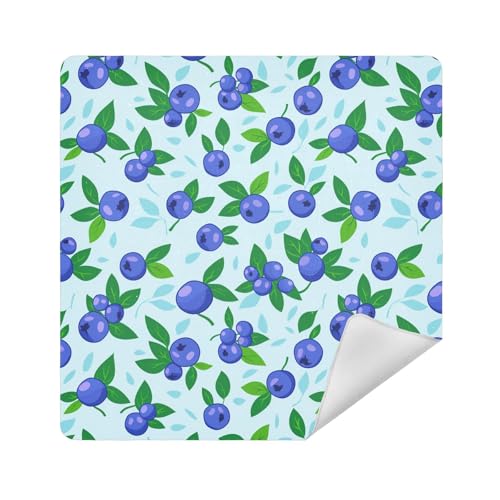 Reisetaschen, Kamera-Objektivtuch, selbstklebend, tragbar, Make-up-Organizer, 35 x 35 cm, Kosmetik-Organizer für Reisen, blueberry, 17.7x17.7in von sanluoli