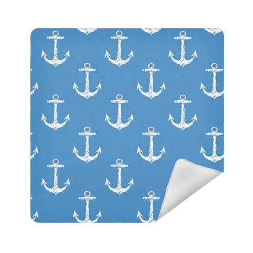 Reisetaschen, Kamera-Objektivtuch, selbstklebend, tragbar, Make-up-Organizer, 35 x 35 cm, Verpackung für Toilettenartikel, Blue Ocean, 13.8x13.8in von sanluoli