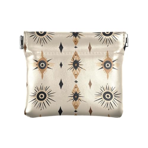 Sun Moon Boho Damen PU Leder Münzbörse Einzigartiger Münzhalter für Frauen Mädchen Sun Moon Boho Damen PU Leder Münzbörse Einzigartiger Münzhalter für Frauen Mädchen von sanluoli
