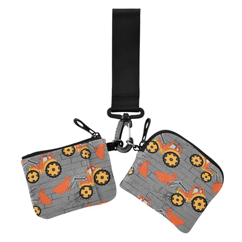 Tractor Bucket Damen Geldbörsen Kartenetuis Slim Abnehmbare Reißverschluss Geldbörse Münztasche mit Reißverschluss Münzfach für Damen 2 Stück Tractor Bucket Damen Geldbörsen Kartenetuis Slim Abnehmbare Reißverschluss Geldbörse Münztasche mit Reißverschluss Münzfach für Damen 2 Stück von sanluoli