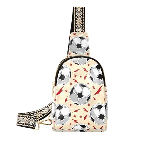 Trendiger Football-Sport-Tragetasche, Mehrzweck-Rucksack für Damen, Tagesrucksack von sanluoli