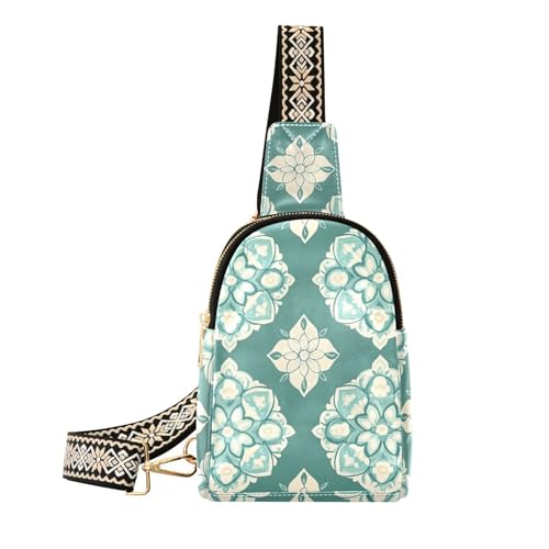 Trendiger Vintage-Rucksack mit Mandala-Muster im Bohemian-Stil, für Damen zum Wandern von sanluoli