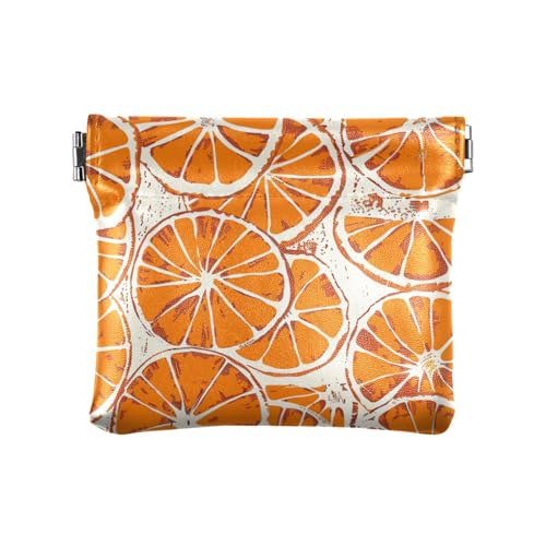 Vintage Orange Damen PU Leder Münzgeldbörse tragbar Schmuck für Mädchen Frauen Damen Vintage Orange Damen PU Leder Münzgeldbörse tragbar Schmuck für Mädchen Frauen Damen von sanluoli