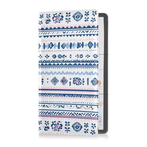 sanluoli Boho Simple Style Tropical Patterns Leather Car Registration and Insurance Holder Prefect Car Essentials Wallet for Cards, Essential Document Driver License von sanluoli