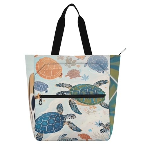 sanluoli Büchertasche für Kinder, Jungen, Mädchen, Gothic, wasserdicht, Bibliotheksbuch, Tragetasche, Schultertasche mit Taschen, für Schule, Einkaufen, Strand, Regenbogen-Schulbedarf, Blau / Rot sanluoli Büchertasche für Kinder, Jungen, Mädchen, Gothic, wasserdicht, Bibliotheksbuch, Tragetasche, Schultertasche mit Taschen, für Schule, Einkaufen, Strand, Regenbogen-Schulbedarf, Blau / Rot von sanluoli