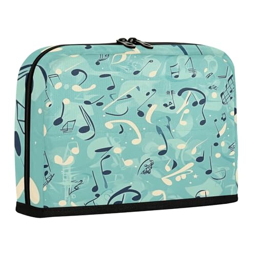 sanluoli Federmäppchen, große Kapazität, Stifteetui, Kosmetik, Stehen, Schreibwaren, Aufbewahrung für Jungen, Büro, Musik, Winter, Blau von sanluoli