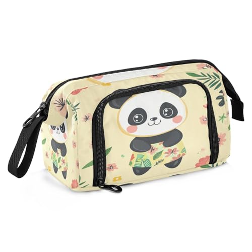 sanluoli Federmäppchen mit großem Fassungsvermögen, Organizer mit Reißverschluss, Federmäppchen für Teenager, Jungen, Schulbedarf, Ölgemälde, Feeling Cute Cat von sanluoli