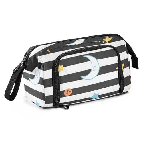 sanluoli Federmäppchen mit großem Fassungsvermögen, für Schule, Jungen, Büro, Ölgemälde, niedliche Katze von sanluoli