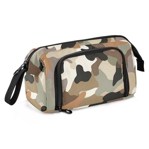 sanluoli Federmäppchen mit großem Fassungsvermögen, multifunktionales Etui mit Stifthalter, für Lehrer, High School, Ölgemälde, Feeling Cute Cat von sanluoli