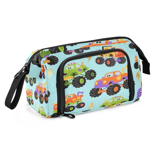 sanluoli Federmäppchen mit großem Fassungsvermögen, multifunktionales Federmäppchen mit Reißverschluss, für Erwachsene, Kindergarten, Ölgemälde, Feeling Cute Cat von sanluoli