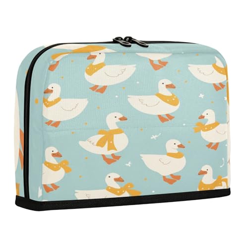 sanluoli Federmäppchen mit großem Fassungsvermögen, niedlicher Schreibtisch-Organizer für adrette Reisen, einfache süße Gans von sanluoli