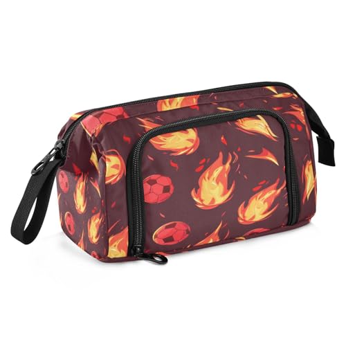 sanluoli Großes Federmäppchen, große Kapazität, Schreibwaren, Federmäppchen mit Griff, Etui mit Stifthalter, für Studenten, Kindergarten, Ölgemälde, Feeling Cute Cat von sanluoli