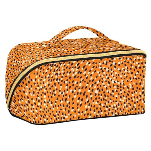 sanluoli Kosmetiktasche mit Trennwänden, groß, für Damen, vertikal, freistehend, Orange sanluoli Kosmetiktasche mit Trennwänden, groß, für Damen, vertikal, freistehend, Orange von sanluoli