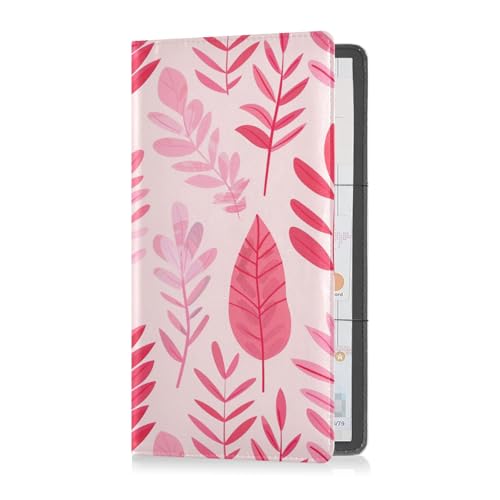 sanluoli Leave Folk Art Auto-Registrierungs- und Versicherungshalter, Handschuhfach-Organizer für jedes Auto, LKW, Motorrad, Anhänger oder Boot von sanluoli