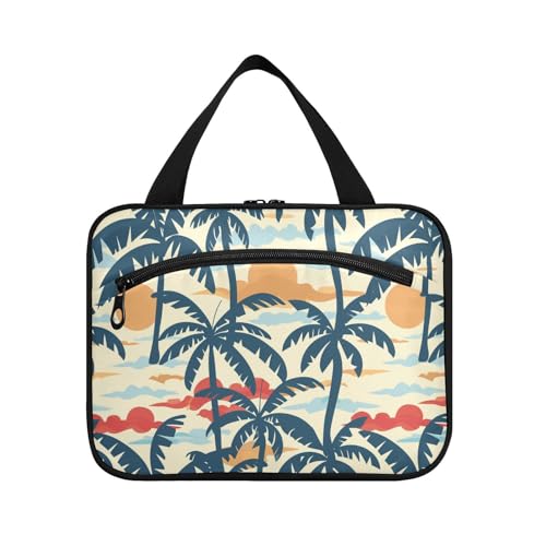 sanluoli Make-up-Tasche im hawaiianischen Stil, nahtlos, zum Aufhängen, Reise-Make-up-Tasche mit Haken, Designer-Make-up-Tasche für Frauen, die Sie brauchen, um Ihre Arbeit zu gewährleisten von sanluoli
