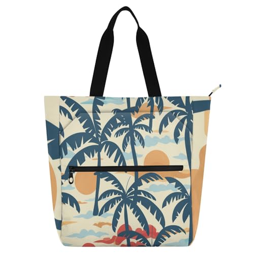 sanluoli Nahtlose Kinder-Tragetasche im hawaiianischen Stil, für Jungen, Mädchen, Erwachsene, Gothic, große Schul-/Strandtasche, Einkaufstasche mit Reißverschluss für Schule, Einkaufen, Reisen sanluoli Nahtlose Kinder-Tragetasche im hawaiianischen Stil, für Jungen, Mädchen, Erwachsene, Gothic, große Schul-/Strandtasche, Einkaufstasche mit Reißverschluss für Schule, Einkaufen, Reisen von sanluoli