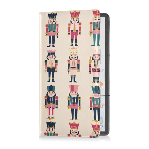 sanluoli Nussknacker im Boho-Stil, schlichter Stil, PU-Leder, Registrierungs- und Versicherungskartenhalter, Auto-Handschuhfach-Organizer für Fahrer, Autobesitzer, Anhänger, Motorrad, Boot von sanluoli