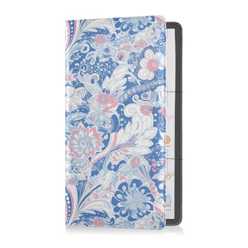 sanluoli Pfirsichblau Premium Leder Registrierungs- und Versicherungskartenhalter Essential Car Wallet Case für wichtige Dokumente, Führerschein, Karten von sanluoli