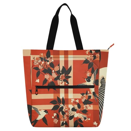 sanluoli Red Line Kolibri-Tragetasche für Kinder und Erwachsene, Gothic, leicht, Bibliothek, Büchertasche, Handtasche mit Reißverschlusstaschen, für Schule und Spielzeit, Regenbogen-Schulbedarf sanluoli Red Line Kolibri-Tragetasche für Kinder und Erwachsene, Gothic, leicht, Bibliothek, Büchertasche, Handtasche mit Reißverschlusstaschen, für Schule und Spielzeit, Regenbogen-Schulbedarf von sanluoli