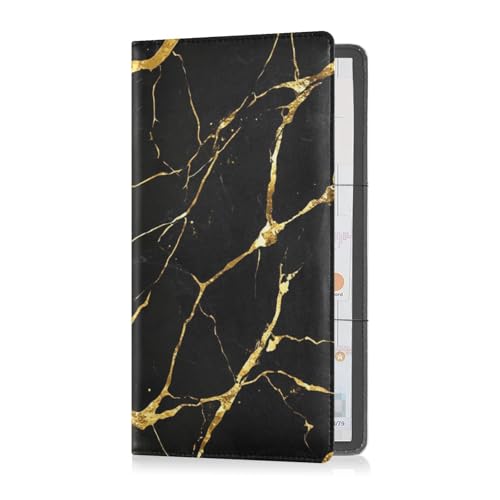sanluoli Schwarz Gold Marmor Leder Auto Registrierung & Versicherung Kartenhalter LKW Zubehör für Karten Essential Document Führerschein sanluoli Schwarz Gold Marmor Leder Auto Registrierung & Versicherung Kartenhalter LKW Zubehör für Karten Essential Document Führerschein von sanluoli
