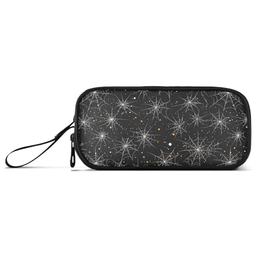 sanluoli Web Spider Federmäppchen aus Nylon, glitzernd, hohe Kapazität, für Schule, Schreibwaren für Herren von sanluoli