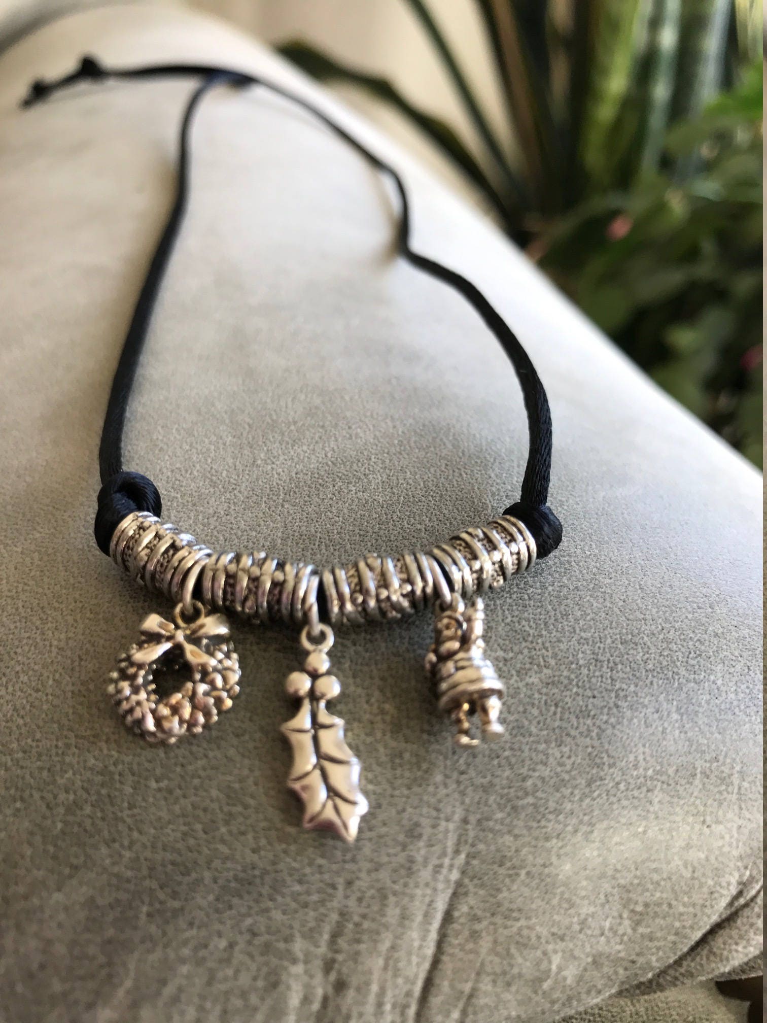 Urlaub Charms Sterling Silber Halskette von sanpetevalleytraders