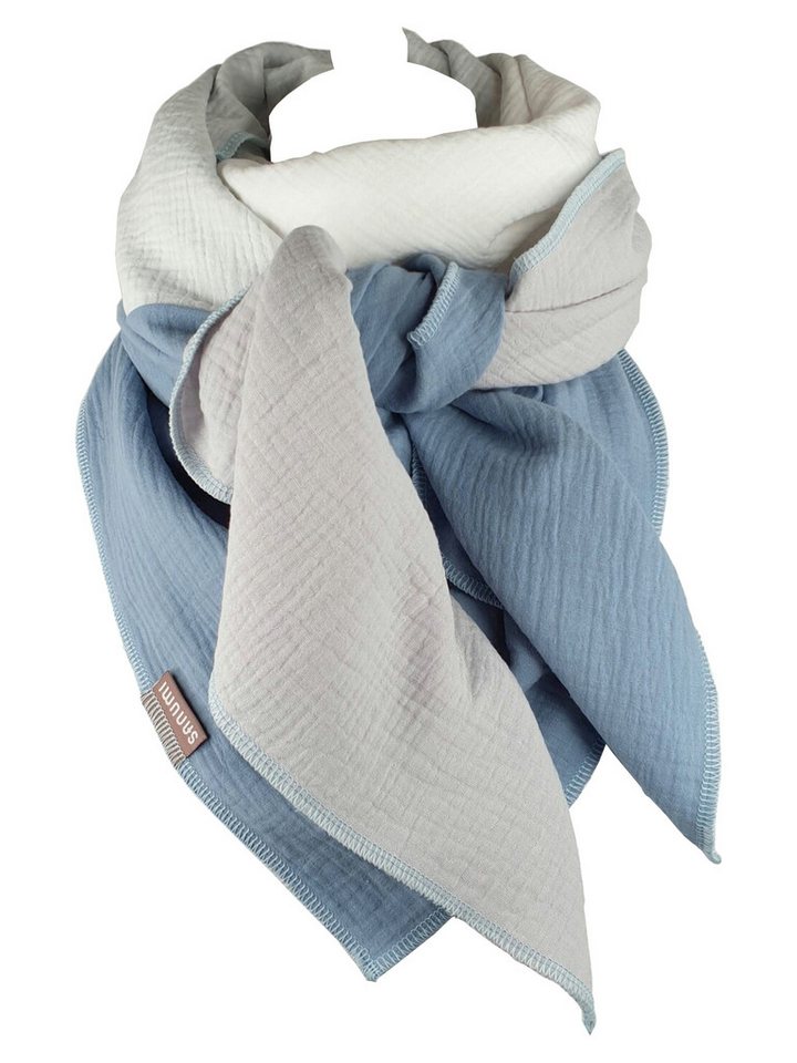 sanumi Halstuch musselintuch mehrfarbig pastellfarben von sanumi