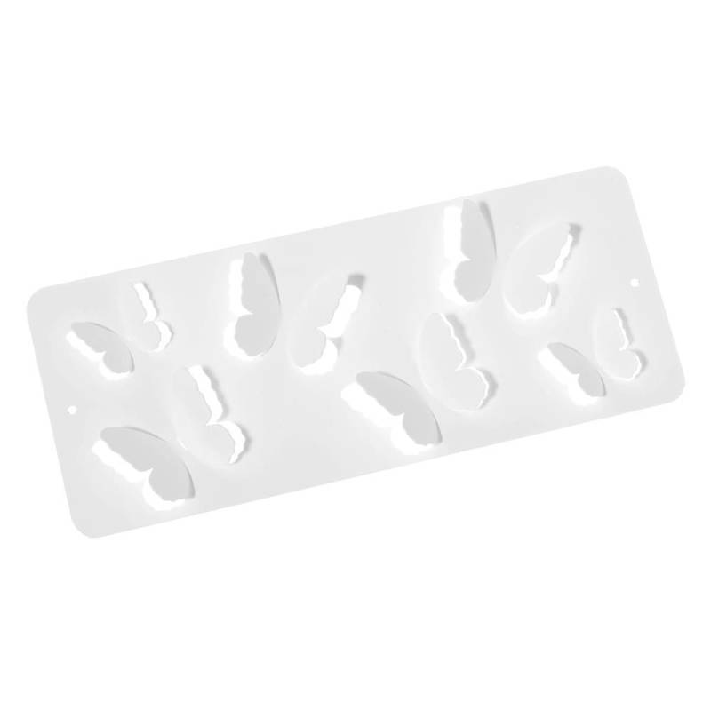 Schmetterling-Aufhänger in Weißes Pulver Beschichteter Stahl von sarahlizzytish